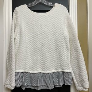 Crown & Ivy layered sweater